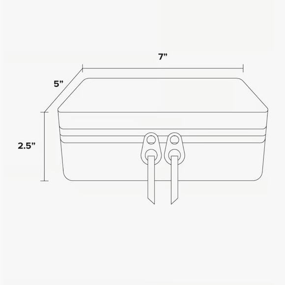 CALPAK Jewelry Case in Caramel NWT - Picture 2 of 7